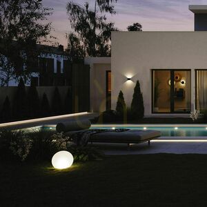 LED nástenné svietidlo s.luce Ixa medené IP44 2x3W 3000K small 9