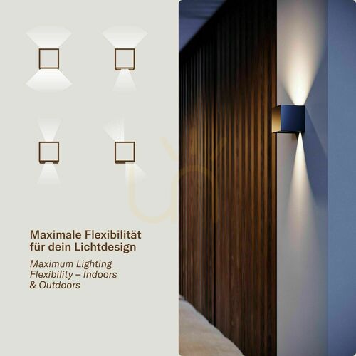 Skontrolujte Nástenné svietidlo s.luce Ixa LED zlaté IP44 2x3W 3000K 10 cm