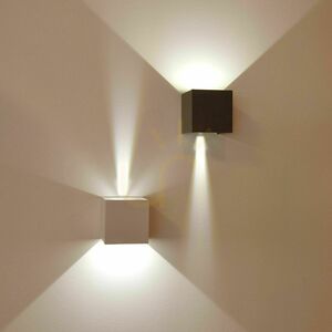 Nástenné svietidlo s.luce Ixa LED čierne IP44 3000K 2×3W moderné small 4