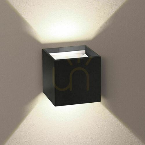 Skontrolujte Nástenné svietidlo s.luce Ixa LED zlaté štvorcové 8 cm 3000 K 10 W IP20