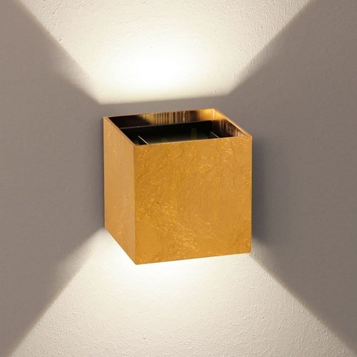 Skontrolujte Nástenné svietidlo s.luce Ixa LED zlaté 10 cm IP20 stmievateľné 3000 K