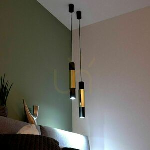 Závesné svietidlo s.luce Crutch čierne GU10 kovové 1-plameňové LED stmievateľné small 2