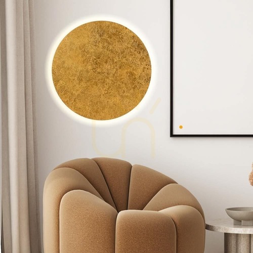 Skontrolujte Nástenné a stropné LED svietidlo s.luce Cloud 50 cm, plátkové zlato, 3000 K, stmievateľné