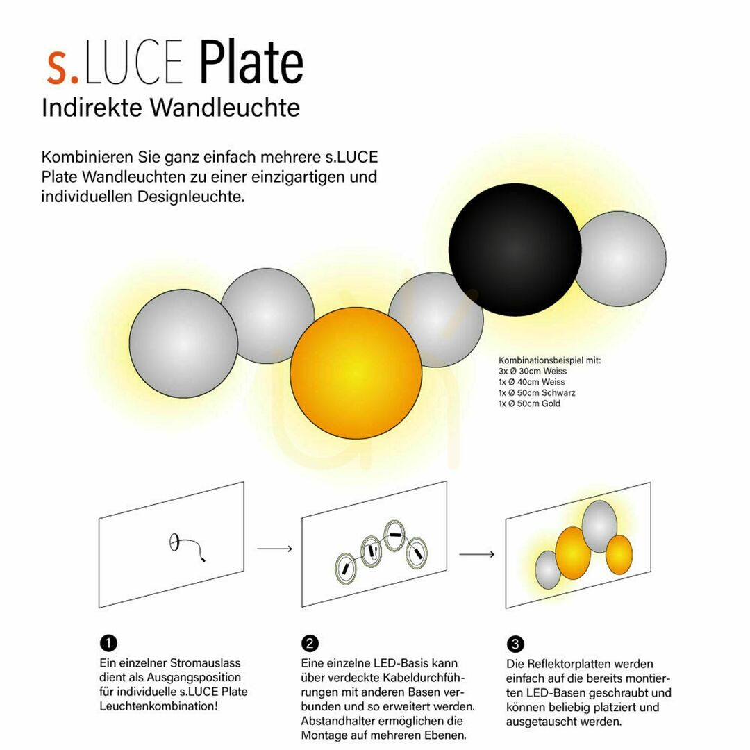 Náhľad Prisadené stropné LED svietidlo s.luce Cloud zlaté 50 cm, stmievateľné 3000 K Prisadené stropné LED svietidlo s.luce Cloud zlaté 50 cm, stmievateľné 3000 K