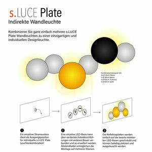 Prisadené stropné LED svietidlo s.luce Cloud čierne 50 cm kruhové stmievateľné 12 Prisadené stropné LED svietidlo s.luce Cloud čierne 50 cm kruhové stmievateľné small 12