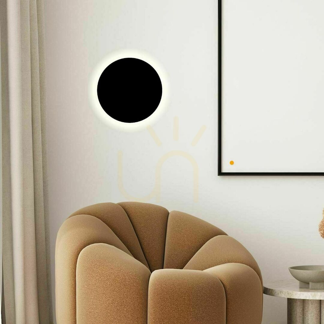 Šou Prisadené stropné LED svietidlo s.luce Cloud čierne 50 cm kruhové stmievateľné Prisadené stropné LED svietidlo s.luce Cloud čierne 50 cm kruhové stmievateľné