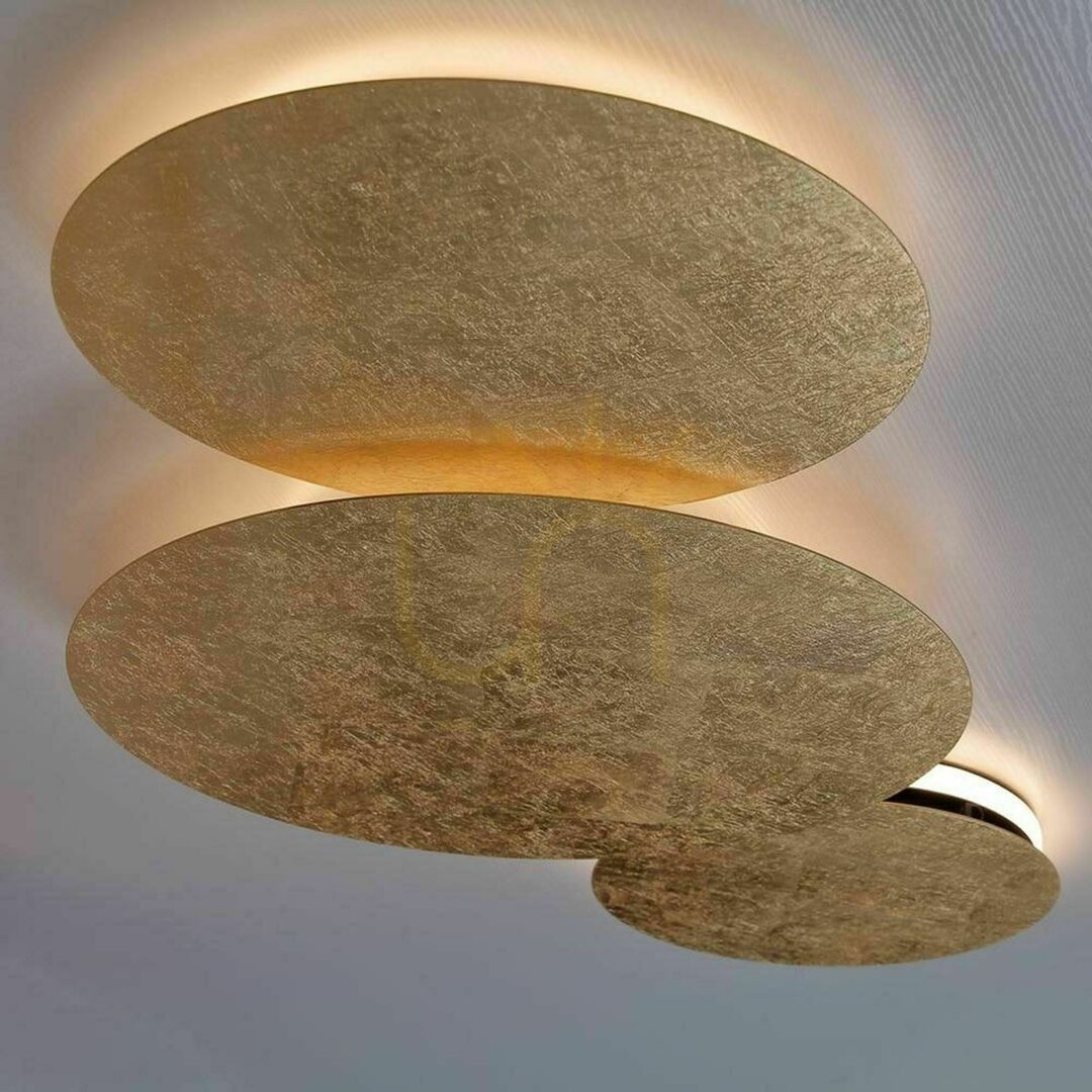 vyhliadka Prisadené stropné LED svietidlo s.luce Cloud čierne 50 cm kruhové stmievateľné Prisadené stropné LED svietidlo s.luce Cloud čierne 50 cm kruhové stmievateľné