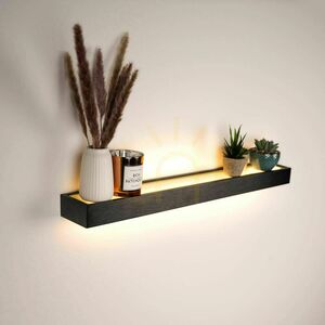 Prisadené stropné LED svietidlo s.luce Cusa čierne sklo 75 cm small 0