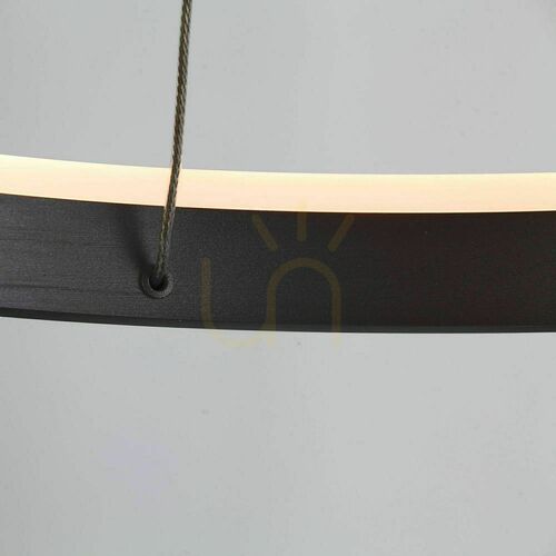 Skontrolujte Závesné LED svietidlo s.luce Ring čierne Ø 120 cm