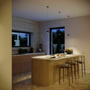 Závesné LED svietidlo s.luce Beam strieborné Ø 8 cm small 13
