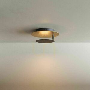 Prisadené stropné LED svietidlo s.luce Plate zlaté 60 cm kruhové stenové stropné small 13