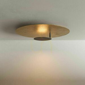 Prisadené stropné LED svietidlo s.luce Plate zlaté 60 cm kruhové stenové stropné small 0