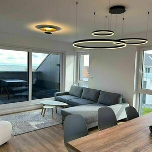 Prisadené LED stropné svietidlo s.luce Plate biele 60 cm kovové small 12