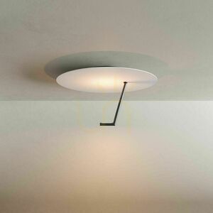 Prisadené stropné LED svietidlo s.luce Hook zlaté 60 cm stmievateľné small 12