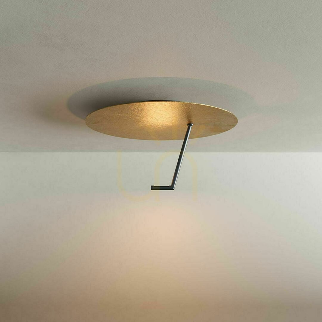 vyhliadka Prisadené stropné LED svietidlo s.luce Hook biele 45 cm Prisadené stropné LED svietidlo s.luce Hook biele 45 cm