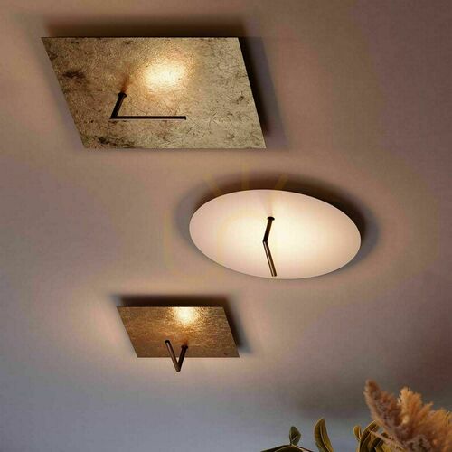 Skontrolujte Prisadené stropné LED svietidlo s.luce Edge zlaté 60 cm stmievateľné