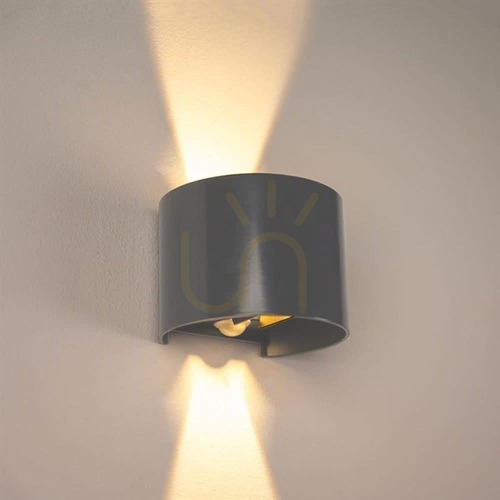 Skontrolujte Nástenné svietidlo s.luce Ixa LED antracit 10 cm s pohybovým senzorom
