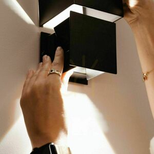 Nástenné svietidlo s.luce Ixa LED betónové s pohybovým senzorom small 13