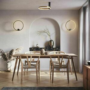 Prisadené stropné svietidlo s.luce Ring Air LED zlaté Ø 40 cm dimmable small 5