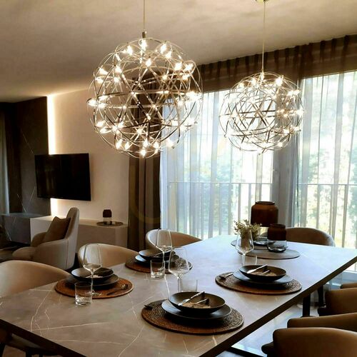 Skontrolujte Závesné LED svietidlo s.luce Atom chróm 30 cm stmievateľné