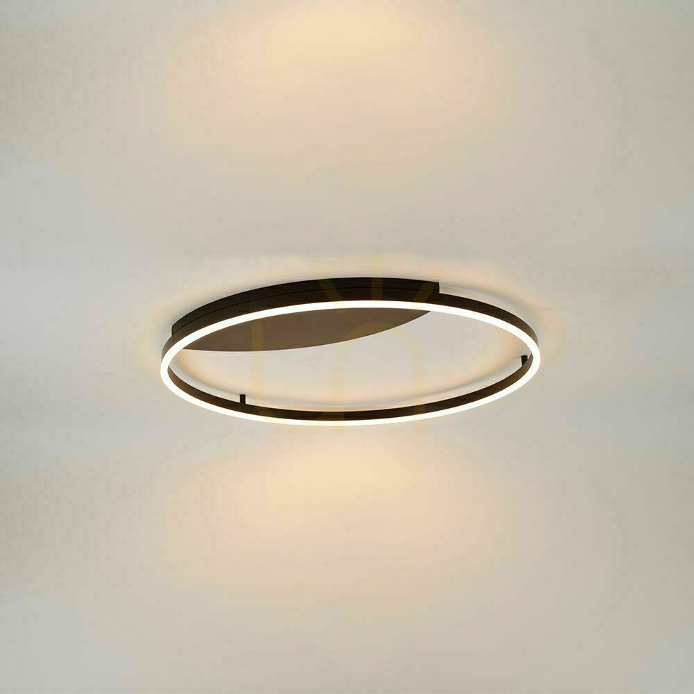 Skontrolujte Prisadené stropné LED svietidlo s.luce Ring čierne 80 cm stmievateľné Prisadené stropné LED svietidlo s.luce Ring čierne 80 cm stmievateľné