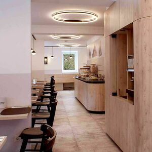 Prisadené LED stropné svietidlo s.luce Ring biele 100 cm stmievateľné 6 Prisadené LED stropné svietidlo s.luce Ring biele 100 cm stmievateľné small 6