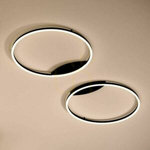 Prisadené stropné LED svietidlo s.luce Ring zlaté 60 cm stmievateľné small 2