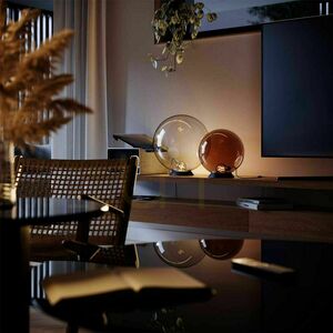 Stolná lampa s.luce Orb dymové sklo, moderná, E27, 40 cm 2 Stolná lampa s.luce Orb dymové sklo, moderná, E27, 40 cm small 2
