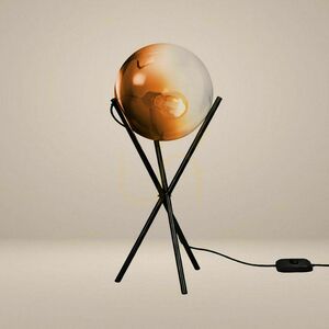 Stolná lampa s.luce Orb Axis sklenená medená 20 cm small 12
