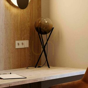 Stolná lampa s.luce Orb Axis sklenená medená 20 cm small 7