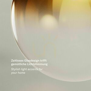 Stolná lampa s.luce Orb sklo zlatá 20 cm small 2