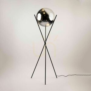 Podlahová lampa s.luce Orb Axis čierna sklenená 160 cm small 10