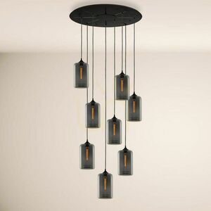 Luster s.luce Cruet XL jantárové sklo, 8 svetelných bodov, E27 small 12