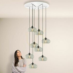 Luster s.luce Cruet XL jantárové sklo, 8 svetelných bodov, E27 small 8
