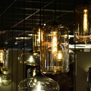 Luster s.luce Cruet XL sklenený 8-svetelný transparentný E27 small 2