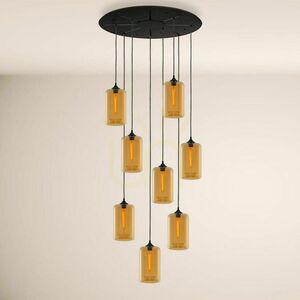 Luster s.luce Cruet XL jantárové sklo 8-plameňový E27 small 13