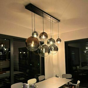 Prisadené stropné svietidlo s.luce Modular čierne kovové obdĺžnikové 200 cm small 1
