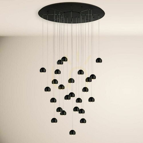 Skontrolujte Luster s.luce Beam XL LED čierny 80 cm 16 svetiel Moderný 8000 lm