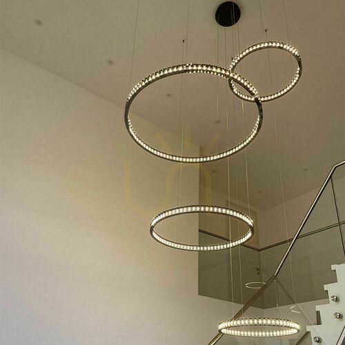 Skontrolujte Závesné LED svietidlo s.luce Atom Ring čierne Ø 60 cm stmievateľné