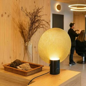 Stolná lampa s.luce Cloud čierna kovová 40 cm s otočným stmievačom small 5