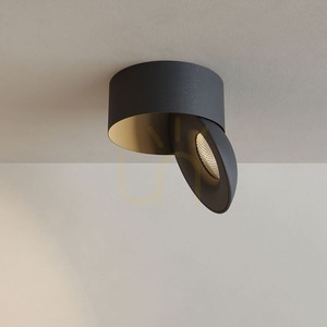 Stropný LED reflektor s.luce Santa Neo čierny otočný stmievateľný 11 W 840 lm small 10