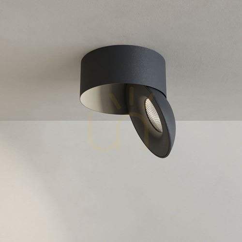 Skontrolujte Stropný LED reflektor s.luce Santa Neo čierny otočný stmievateľný 11W 4000K