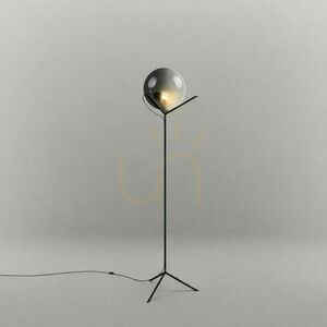 Stojacia lampa s.luce Orb meď sklo E27 170 cm small 9