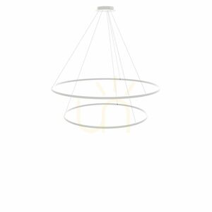 Závesné svietidlo s.luce Ring LED zlaté 80/60 cm 2x 3000 K stmievané small 13