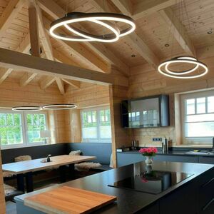 Závesné svietidlo s.luce Ring LED strieborné 2-plamenné 120 cm 3 Závesné svietidlo s.luce Ring LED strieborné 2-plamenné 120 cm small 3