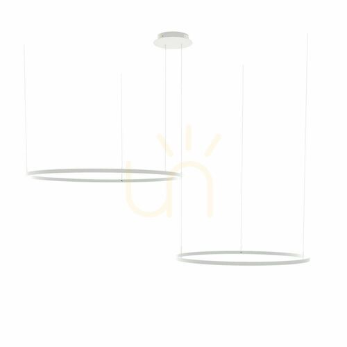 Skontrolujte Závesné svietidlo s.luce Ring LED biele excentrické 2x svetlo 120 cm