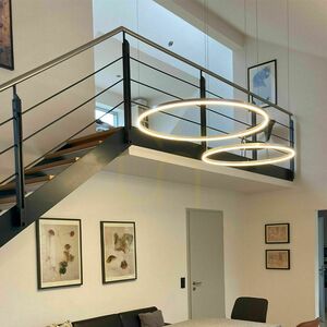 Závesné svietidlo s.luce Ring LED excentrické zlaté 2 svetlá small 5
