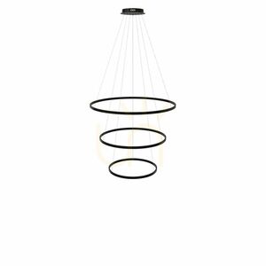 Závesné svietidlo s.luce Ring LED 3-ramenné zlaté nastaviteľné stmievateľné small 13