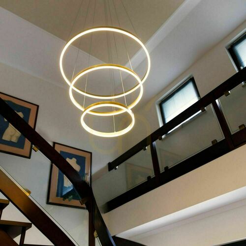 Skontrolujte Luster s.luce Ring LED zlatý 3-plameňový 3000 K stmievateľný