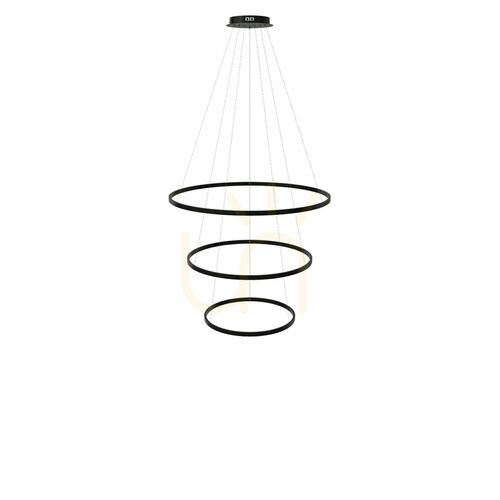 Skontrolujte Luster s.luce Ring LED čierny 3-ramenný stmievaľný 3000 K